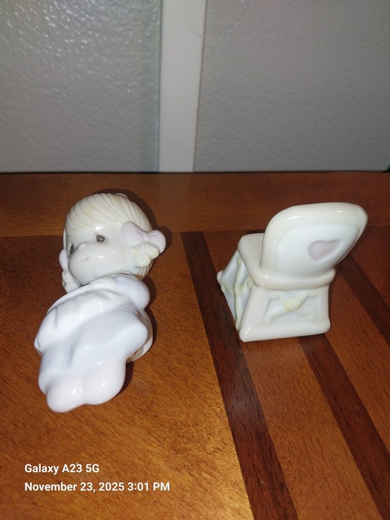 Precious Moments Salt And Pepper Shakers 