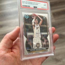 2022 Bowman Victor Wembanyama Psa 9