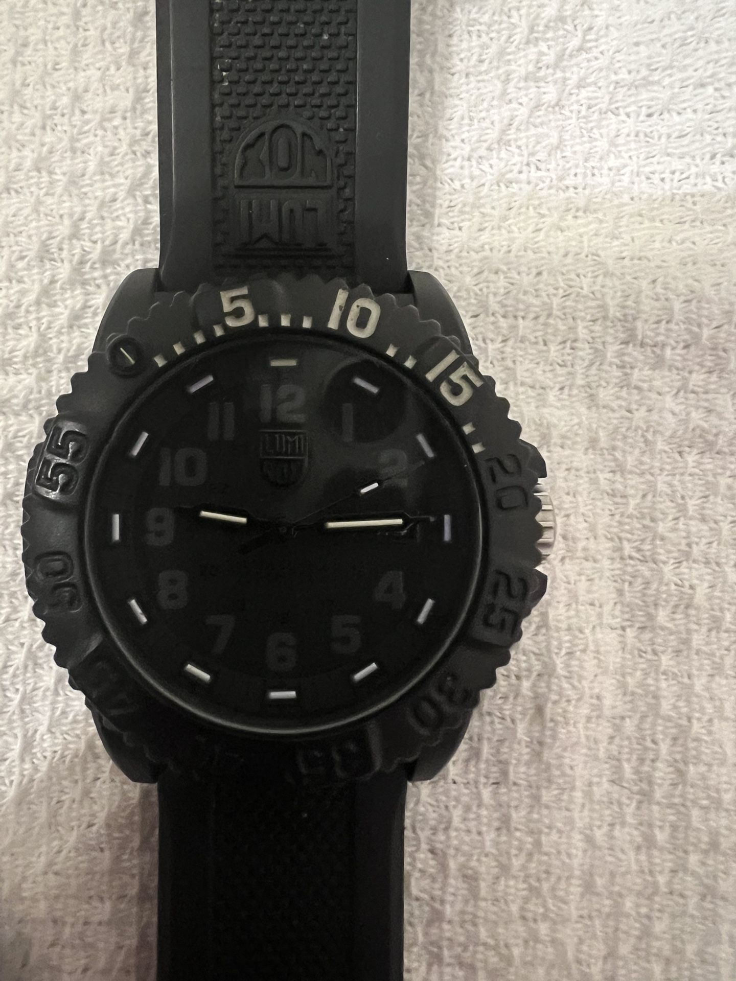 Luminosity Men's Quartz Navy Seal Colormark Black Watch