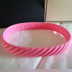 David Yurman Limited Edition 10mm Pink Cable Bracelet 