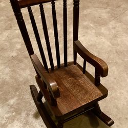 Antique chair for doll