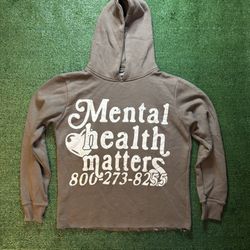 MENTAL HEALTH MATTERS HOODIE - GREY