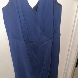 Blue Dress 16W