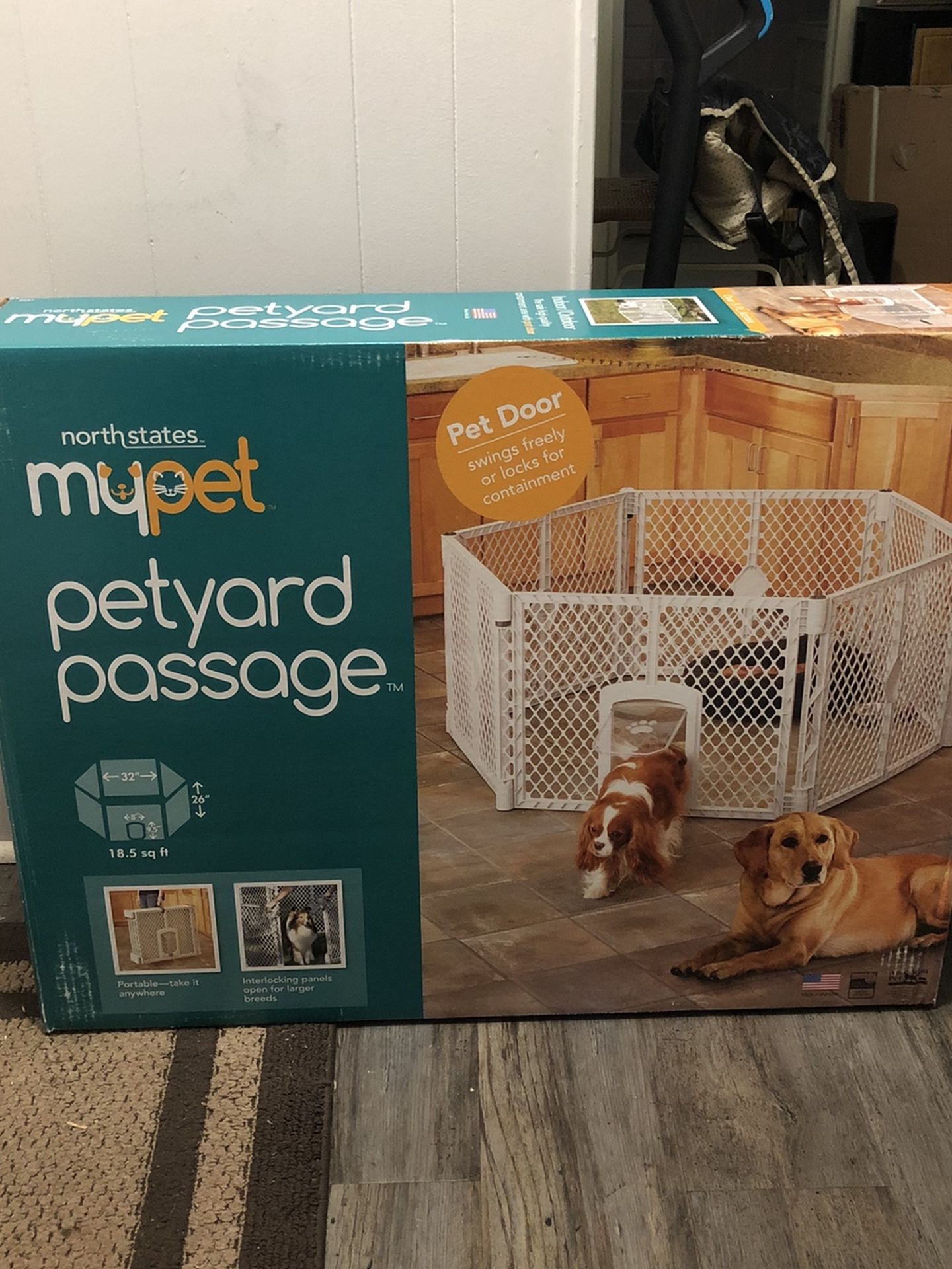 Pet Yard . With Door. Give You Dog / Puppy  More Freedom 