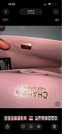 Chanel pink flap
