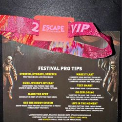 ESCAPE VIP 2-Day TICKET