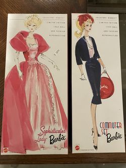 1959 & 1999 Commuter and Sophisticated Barbie Dolls