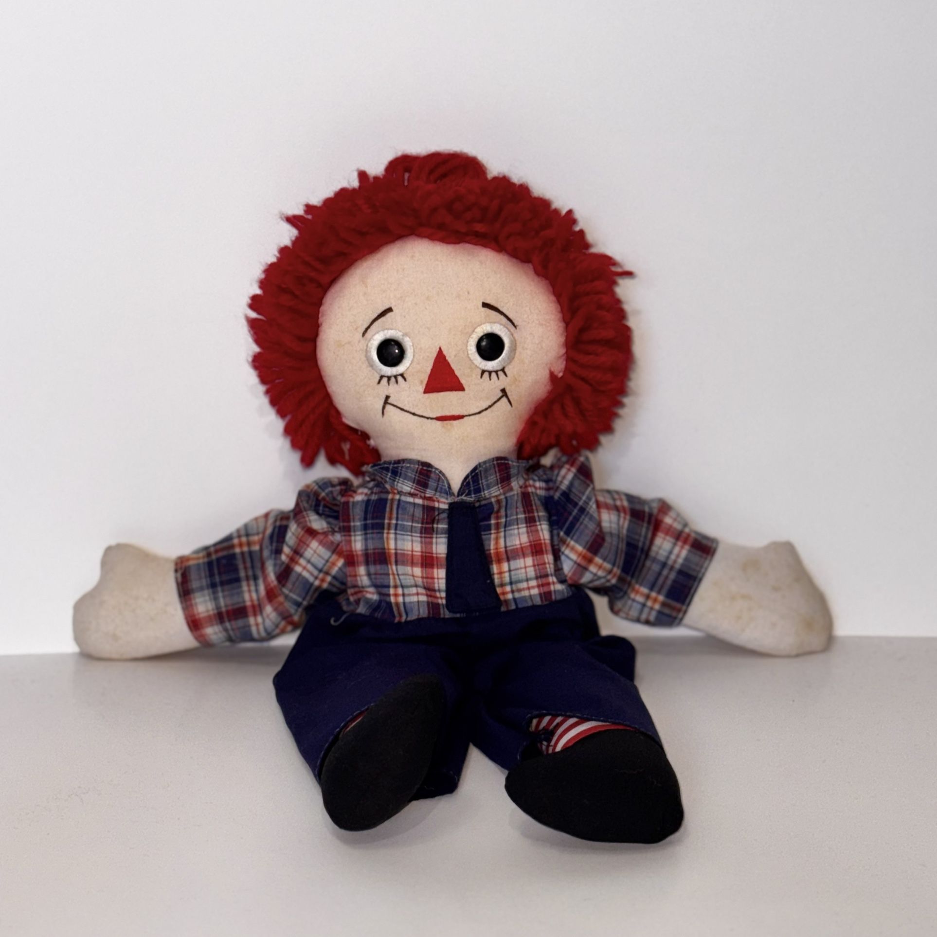 VINTAGE 1991 NWT APPLAUSE RAGGEDY ANN & ANDY 13" RAGGEDY ANDY BOY DOLL
