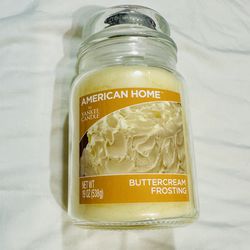Yankee Candle- American Home- Buttercream Frosting Candle NEW