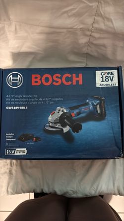 Bosch 18V 4-1/2" Angle Grinder Kit GWS18V-8B15