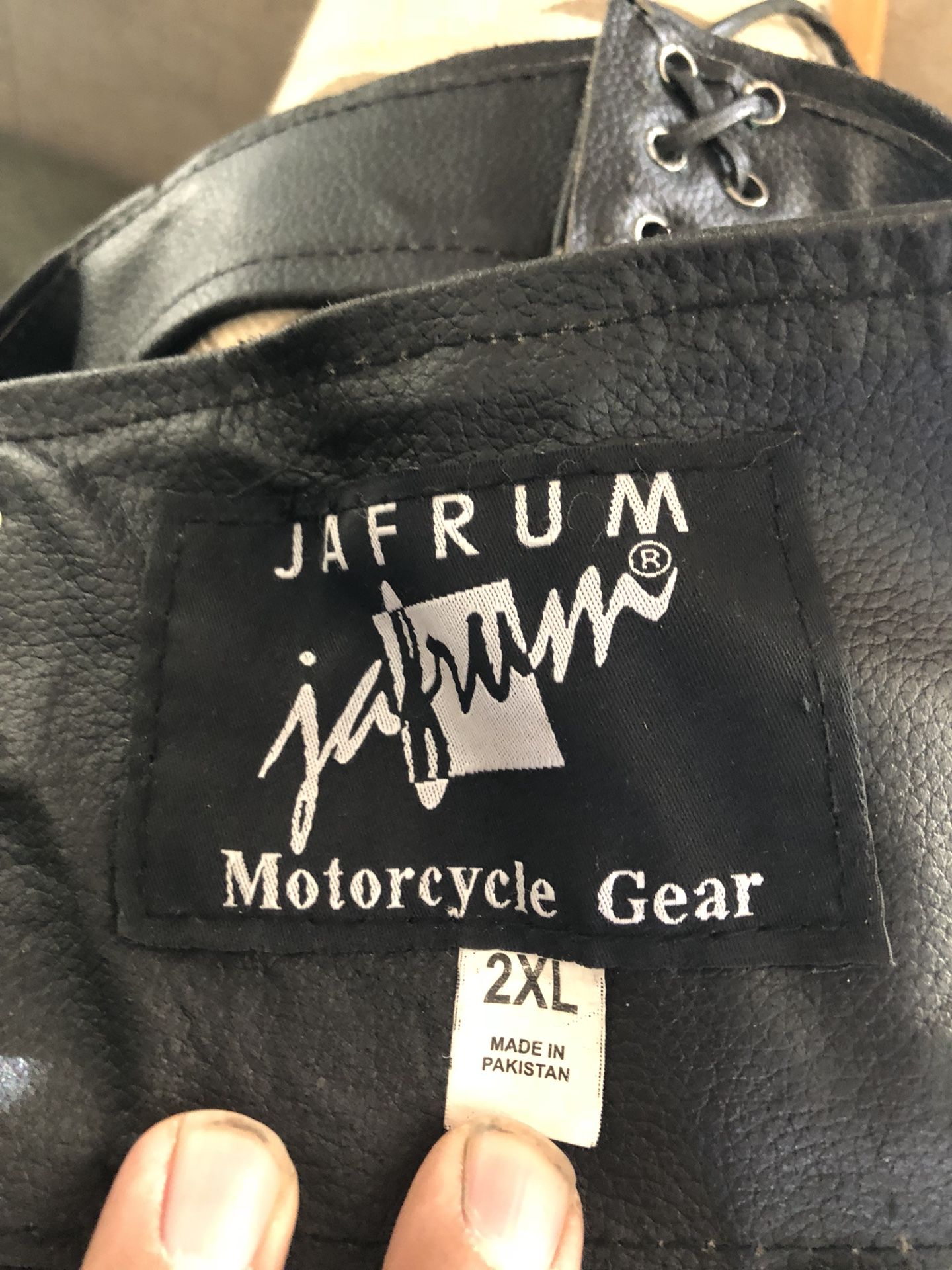 Jafrum motorcycle leather gear