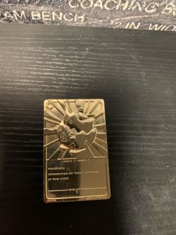 Limited edition togepi 1999 nintendo gold plated card