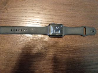 Apple Watch with Gray Sport Band