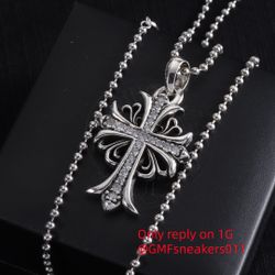 C.hrome H.earts Necklace