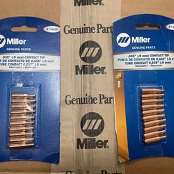 New Miller AccuLock MDX .035 MIG Welding Contacts Tip For Welder T-M035
