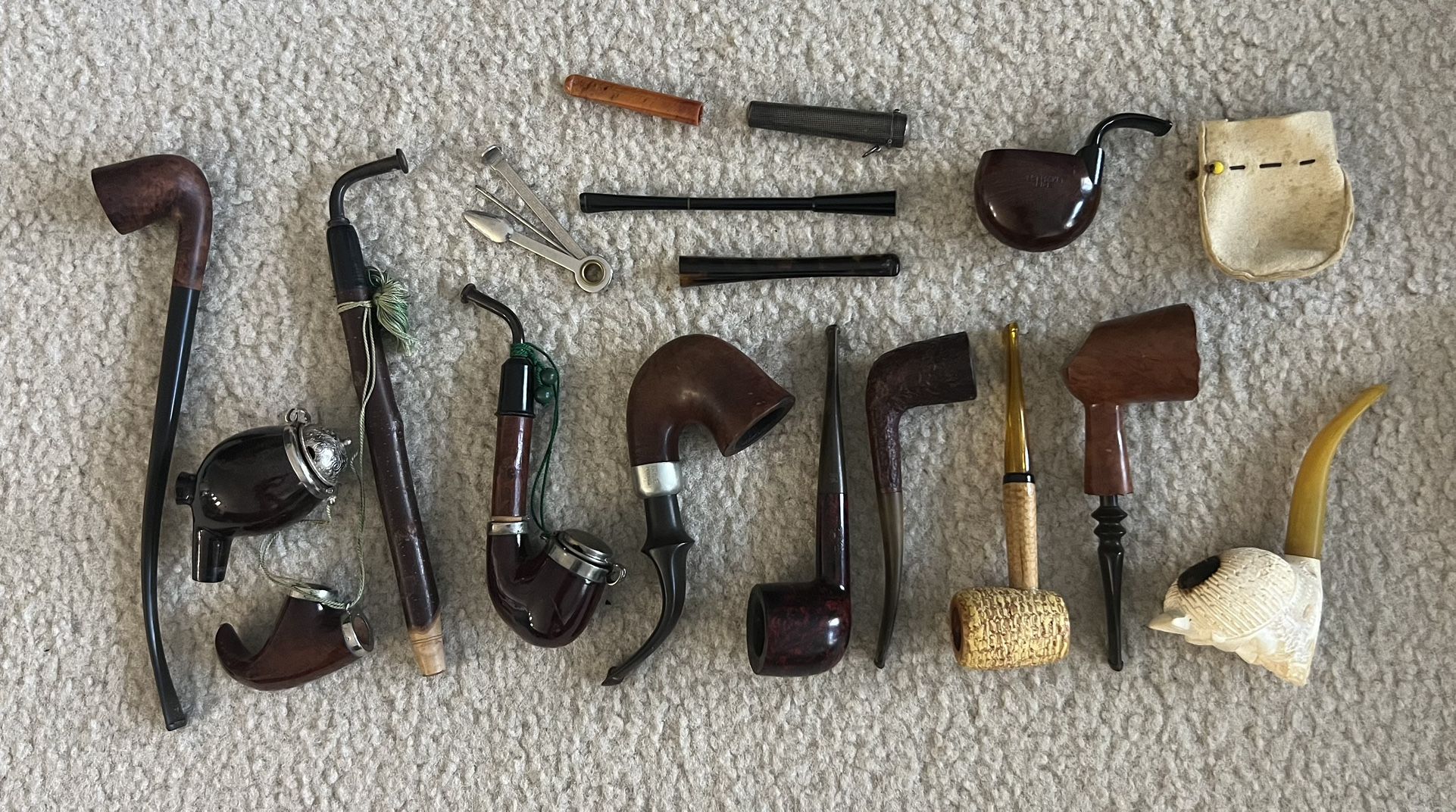 Vintage Tobacco Pipe Collection