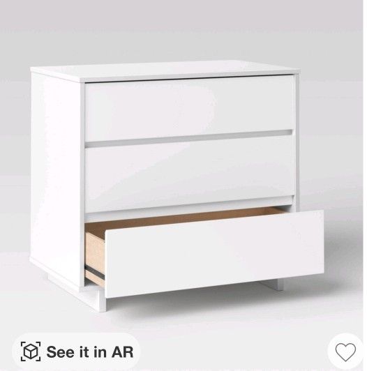 room essentials modern 3 drawer dresser Modern 3 Drawer Dresser - Room Essentials
