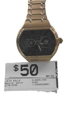 Louis Bolle A-5036-033 Gold Regular Watch