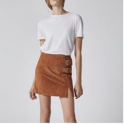 BLANKNYC Suede Mini Skirt