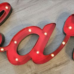 Battery Operated Bar Sign