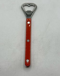 Sabre Paris Red Bottle Opener Stainless Steel Bar Tool Made in France