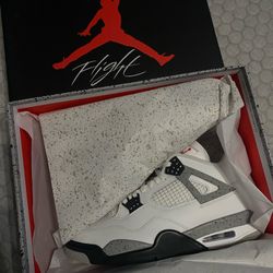Jordan 4 Retro White Cement 