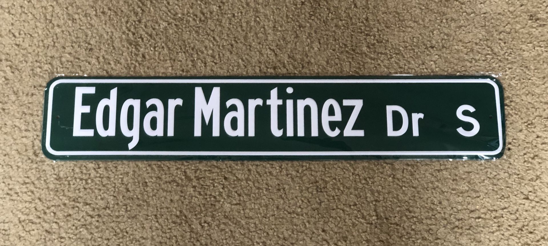 Seattle Mariners – Edgar Martinez Dr S Street Sign~ NEW!