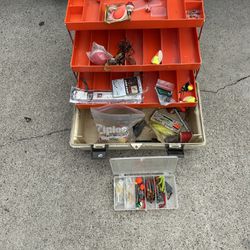 Fishing Tackle Box Adventure In Good Used Condition 