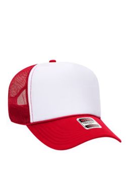 Trucker hats red/white