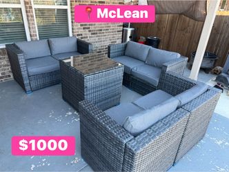 In-stock patio set in McLean (we finance and deliver )