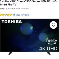 50” Toshiba Tv
