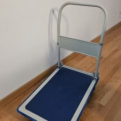 Folding Metal Push Cart Dolly Hand Truck