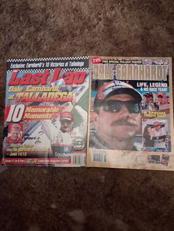 Dale Earnhardt magazines.