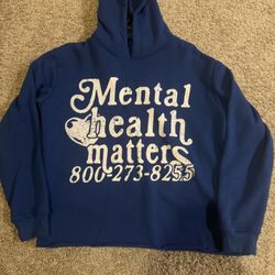 Blue Mental Health Matters Hoodie – Large (Euphoric777)