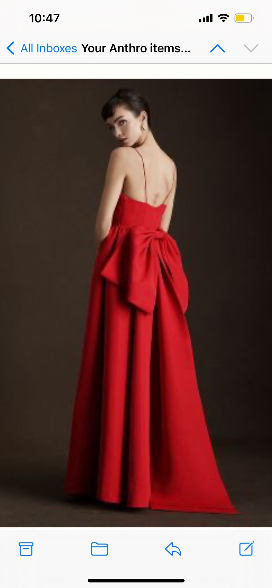 Red Dress Anthropologie