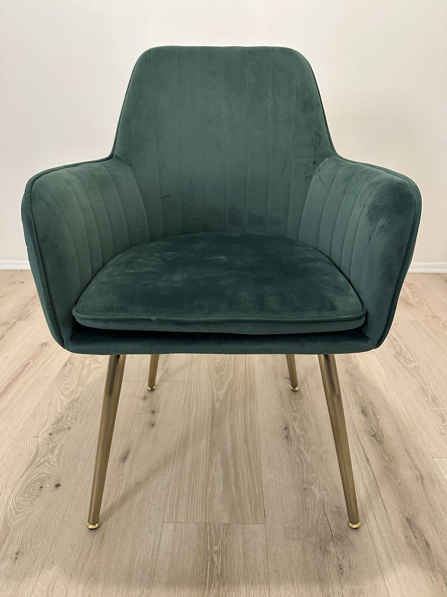 Emerald Green Velvet Accent Chair