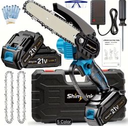 ShinyLink 21V Mini Cordless Chainsaw Kit