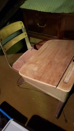 Antique school desk