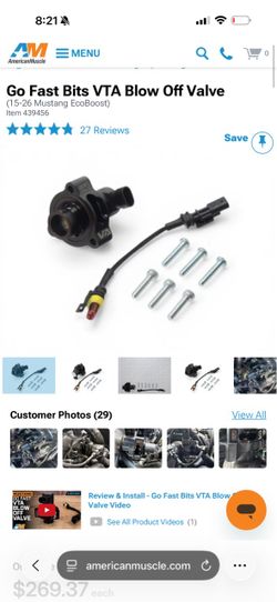 Go Fast Bits VTA Blow-Off Valve – Mustang EcoBoost