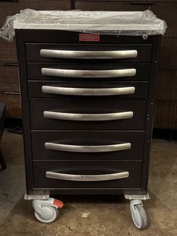 Harloff Professional 6-Drawer Rolling Cabinet – New – $2,400 Value