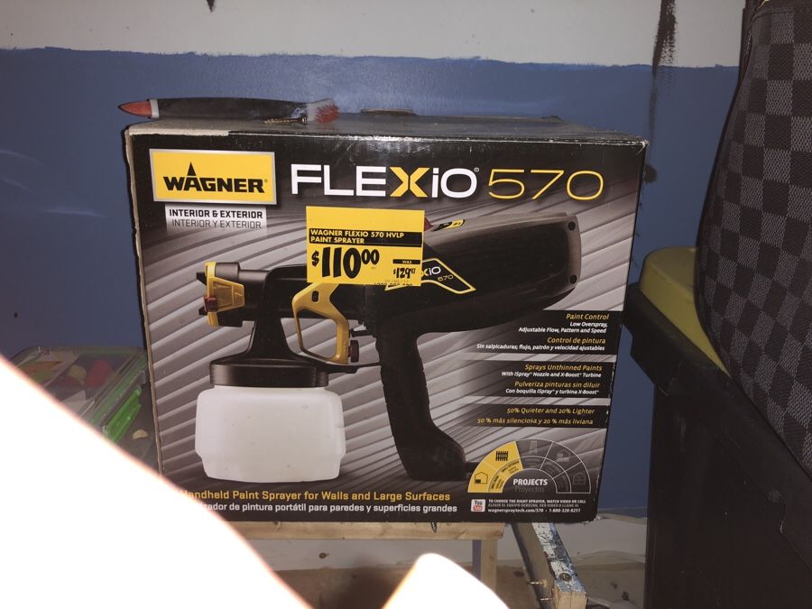 Flexio 570 indoor/outdoor paint sprayer