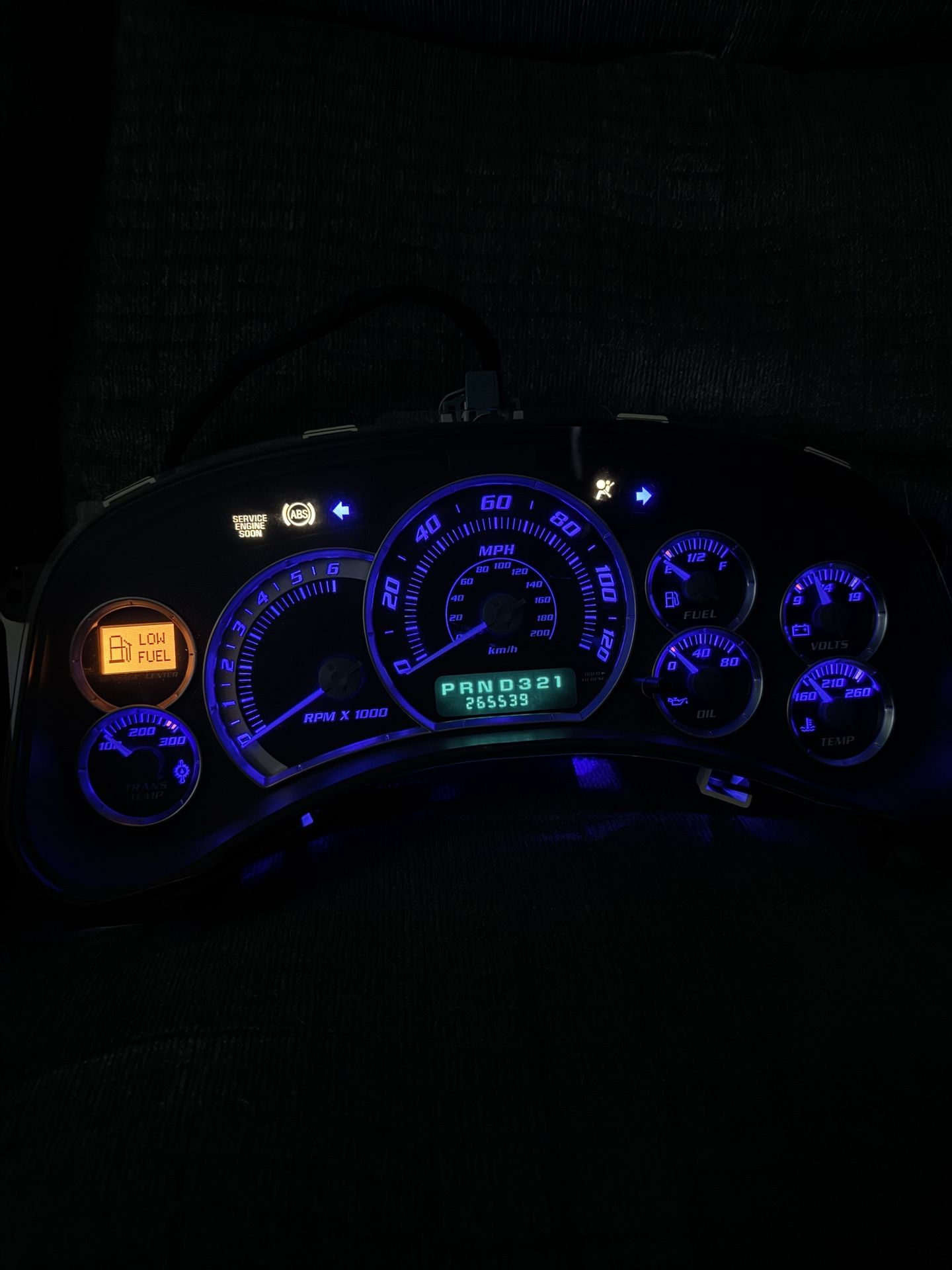 Escalade Gauge Cluster