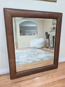 Leather Frame Mirror