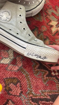Signed shoes bye Stephen nedoroscik
