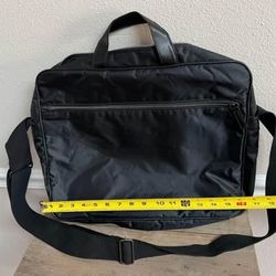 Black Laptop Bag With Shoulder Strap just $3