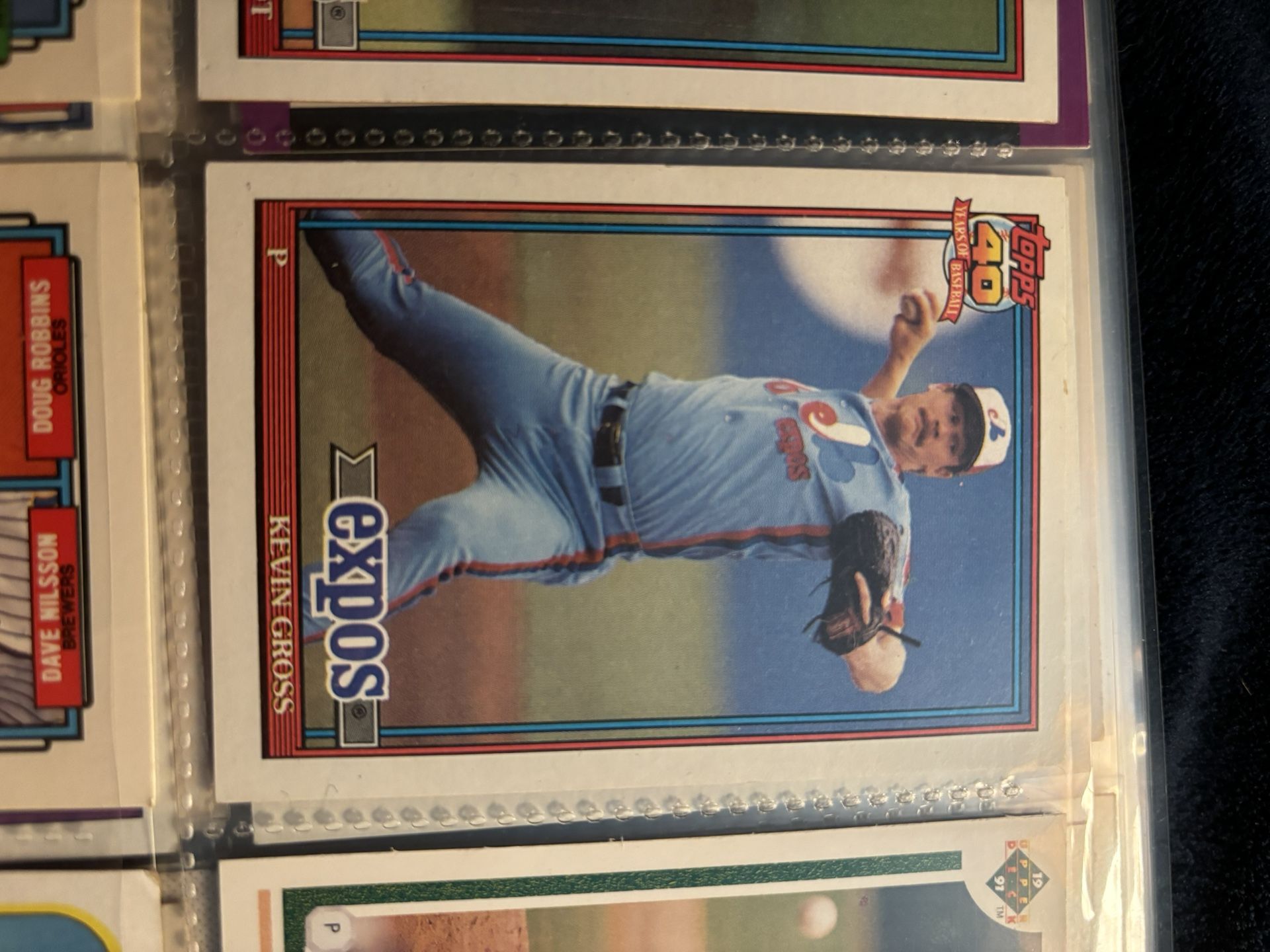 Topps #674 Kevin Gross Baseball Card Expos