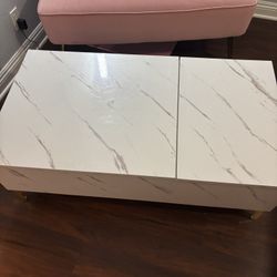 Marble Coffee Table With Storage