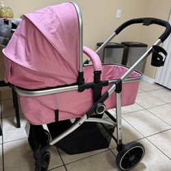 Baby Joy Pink Stroller
