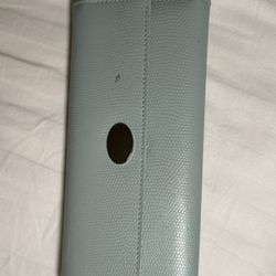 Light Blue Textured Jewelry case