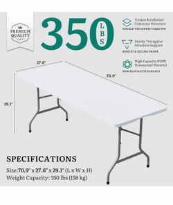 Folding Table 6ft